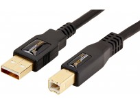 AmazonBasics USB 2.0 Printer Type Cable - A-Male to B-Male - 16 Feet (4.8 Meters)