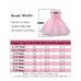 NNJXD Girl Sleeveless Lace 3D Flower Tutu Holiday Princess Dresses