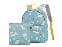 Coolloog Kids Toddler Backpack Pre-School Kindergarten Bag with Adjustable Padded Shoulder for Travel, Olive Kids Design – Trains, Planes, Trucks(11.3 x 3.75 x 8.6in)