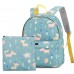 Coolloog Kids Toddler Backpack Pre-School Kindergarten Bag with Adjustable Padded Shoulder for Travel, Olive Kids Design – Trains, Planes, Trucks(11.3 x 3.75 x 8.6in)
