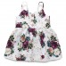 Dsood Baby Dress Vintage Floral Dress for Girls Colors Birthday Wedding Party Dress for Toddler