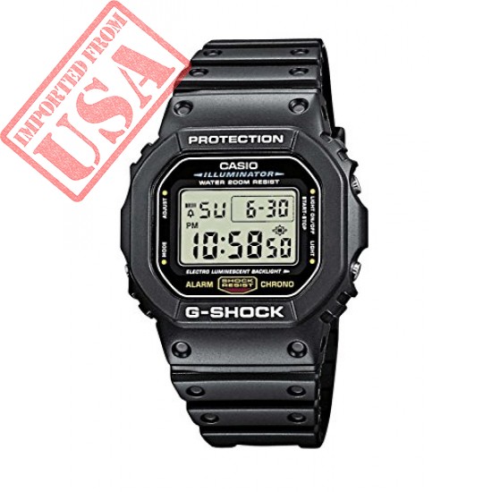 Casio Men's G-shock DW5600E-1V Shock Resistant Black Resin Sport Watch