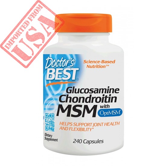 Buy imported Doctor's Best Glucosamine Chondroitin MSM with Opti MSM, sale in Pakistan