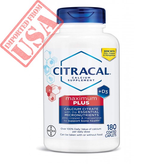 original citracal maximum caplets with vitamin d3 imported usa, sale in pakistan