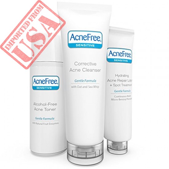 acnefree 3 step acne treatment kit salicylic acid acne face wash and alcohol-free sale online in pakistan