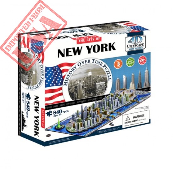 Shop 4d New York City Skyline Time Puzzle Imported From USA