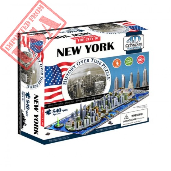 Shop 4d New York City Skyline Time Puzzle Imported From USA