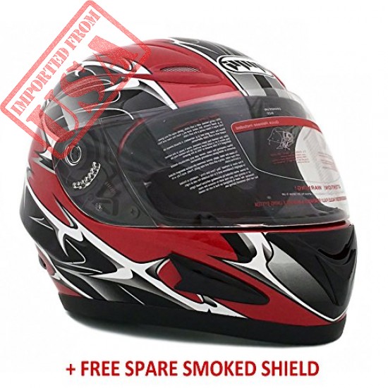 Get online best Quality Bike Helmet with Clear & Smoked free Shield in Pakistan 