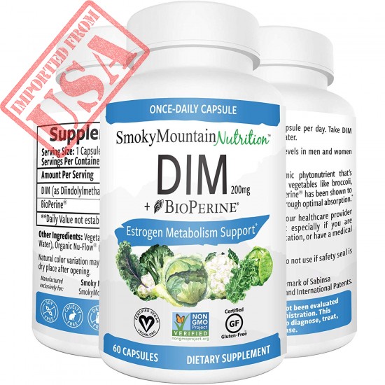 Buy DIM Supplement for Hormonal Acne Treatment Imported from USA