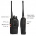 BaoFeng BF-888S Walkie Talkie 2pcs in One Box with Rechargeable Battery Headphone Wall Charger Long Range 16 Channels Two Way Radio (2pcs radios)