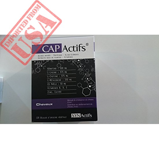 CAPActifs Hair Regrowth Capsules with Keratin Phase 1 & Phase 2- 120 Capusles