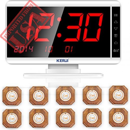 High Quality Paging System,KERUI Wireless Waiter Server Paging Calling System Made in USA