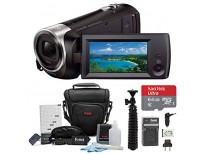 Sony HD Video Recording HDRCX405 HDR-CX405/B Handycam Camcorder (Black) + 64GB Premium Bundle