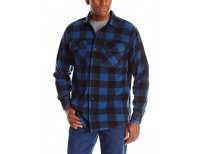 Buy Long Sleeve Plaid Fleece Shirt for Men imported from USA