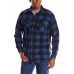 Buy Long Sleeve Plaid Fleece Shirt for Men imported from USA