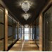 Hile Lighting KU300074 Modern Chandelier Crystal Ball Fixture Pendant Ceiling Lamp H9.84