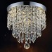 Hile Lighting KU300074 Modern Chandelier Crystal Ball Fixture Pendant Ceiling Lamp H9.84