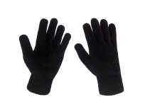 lethmik mens winter thick gloves black knit with warm wool lining shop online in pakistan