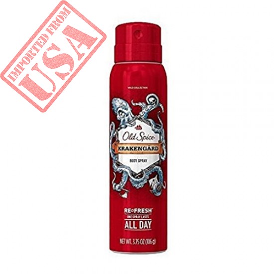 Buy original Old Spice Body Spray Wild Collection Krakengard imported from USA sale in Pakistan 