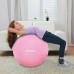 Trideer Exercise Ball (45-85cm) Extra Thick Yoga Ball Chair, Anti-Burst Heavy Duty Stability Ball Supports 2200lbs, Birthing Ball with Quick Pump (Office & Home & Gym) (Pink, XXL (78-85cm))