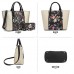 Buy Dasein Women's Top Handle Structured Two Tone Tote Bag Satchel Handbag Shoulder Bag With Shoulder Strap Online in Pakistan