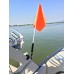 Flag Buddy Skier Down Flag Holder. Flag Included. Orange Safety Flag Included. Tired of Holding The Skier Down Flag? Just clamp The Flag Buddy to Your Window and Rotate it up When Required.