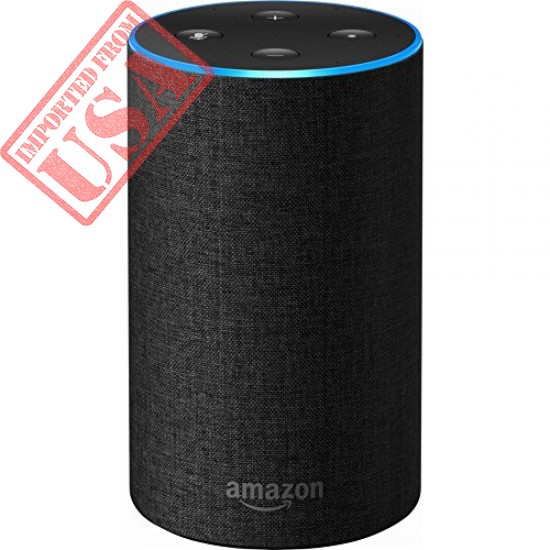 BUY ECHO (2ND GENERATION) - SMART SPEAKER WITH ALEXA - CHARCOAL FABRIC IMPORTED FROM USA