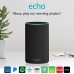 BUY ECHO (2ND GENERATION) - SMART SPEAKER WITH ALEXA - CHARCOAL FABRIC IMPORTED FROM USA