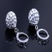 Vibola Pendant Fashion Women's Sterling Silver Snowflake Stud Earrings Jewelry