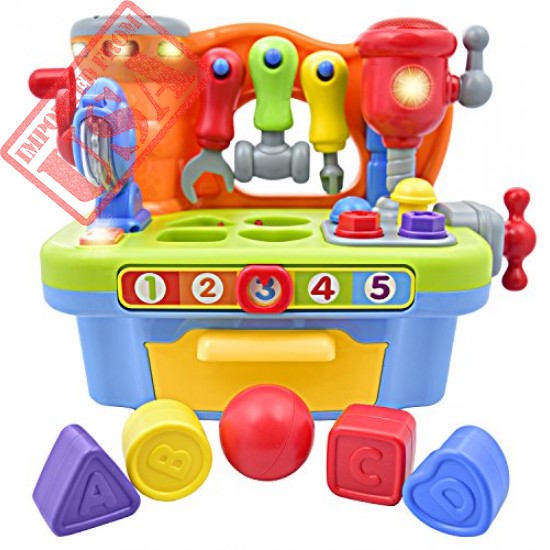 Buy Deluxe Toy Workshop Playset for Kids with Interactive Sounds & Lights Online in Pakistan