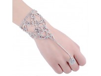 High Quality Hand Harness Bracelet Bangle Slave Chain Link Finger Ring Bracelet sale online in Pakistan 