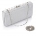 Buy Womens Vintage Envelope Clutch Silver Evening Handbag Online in Pakistan