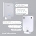 Portable Charger Mini Power Bank PowerCore 2800mAh Wireless External Backup Battery Pack High-Speed Ultra Thin Charging Compatible with iPhone 5(s)/6(s)/7/8/X- White