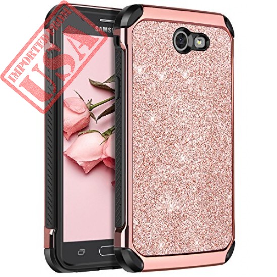 Shop Sparkly Glitter Shockproof Hybrid Phone Case Cover for Multiple Phones