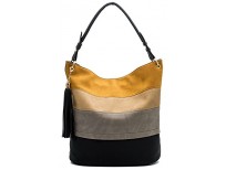 Handbags for Women Totes Hobo Shoulder Bags Tassels Stripes Top Handle Bags