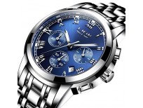 High Quality Chronograph Men Sports Watches Waterproof Full Steel Quartz Sale in Pakistan