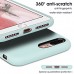 MILPROX Silicone Case, Pretty Series Liquid Silicone Gel Rubber, Shockproof Case with Microfiber Cloth Lining Cushion Compatible with iPhone 7 Plus/8 Plus - Mint