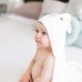 luxury extra soft baby bamboo hooded towel with adorable bear design shop online in pakistan
