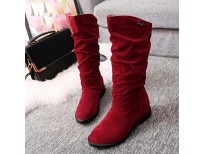 Buy online Imported winter Mid high Boots for women in Pakistan 