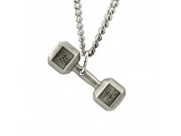 Shop online Imported Antique Dumbbell Necklace for men in Pakistan 