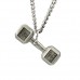 Shop online Imported Antique Dumbbell Necklace for men in Pakistan 