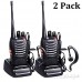 Baofeng BF-888s Walkie Talkies Long Range Radios With Earpiece Mic Vhf/UHF Radios 5W Two Way Radio Handheld 2 Way Radio Ham Transceiver With Antenna Headsets Microphone(2 Pack)