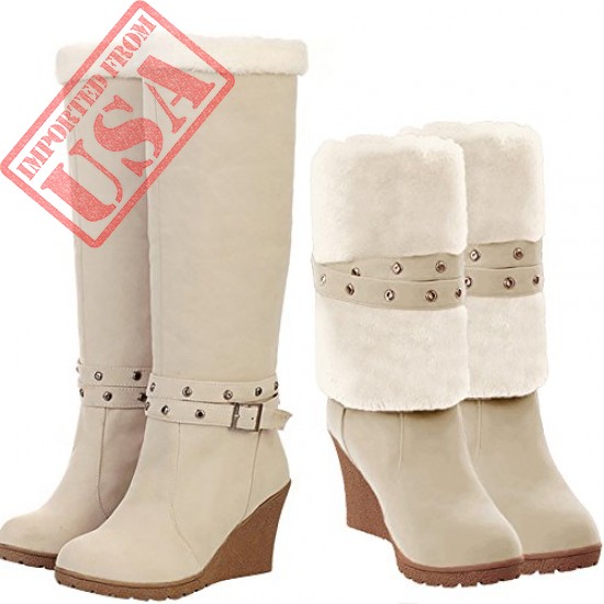 Shop online Premium Quality Knee High Ladies boots in Pakistan 