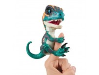 Untamed Raptor by Fingerlings - Fury (Blue) - Interactive Collectible Dinosaur - By WowWee