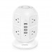 INTEY Power Strip Surge Protector 8 Outlet 4 USB Ports Multi Plug Outlet Long Extension Cord 9.8 Ft