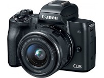 Canon EOS M50 Mirrorless Camera Kit w/EF-M15-45mm and 4K Video - Black