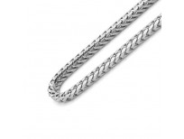 Get online Premium quality Silver Rhodium Plated Necklace Chain In Pakistan 