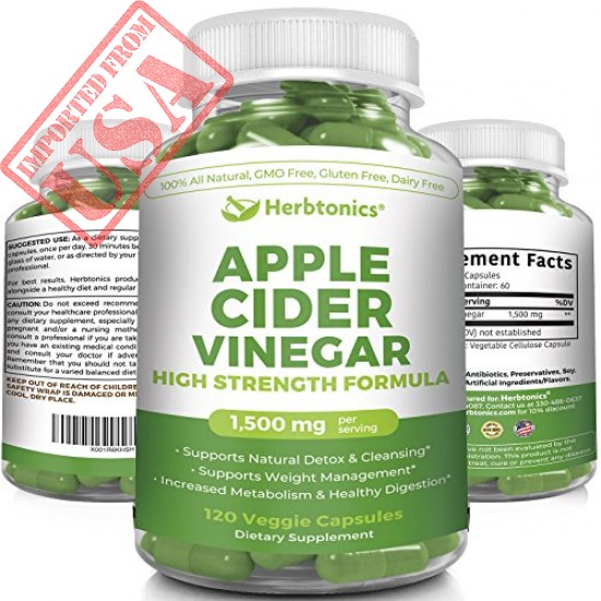 Buy online Highest Strength Apple Cider Capsules for Weight loss 