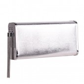 Buy Sparkly Silver Clutch Purse Handbag with Metal Tassel for Women Online in Pakistan