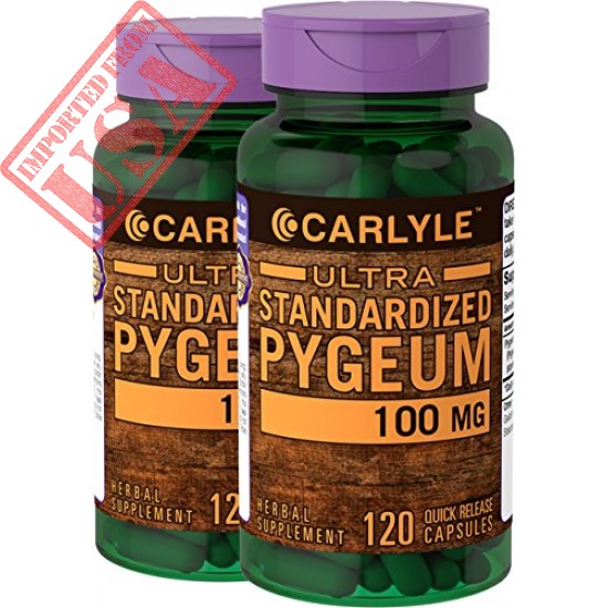 Buy Original Carlyle Pygeum Standardized 100 mg (12.5% Phytosterols) 240 Capsules imported USA